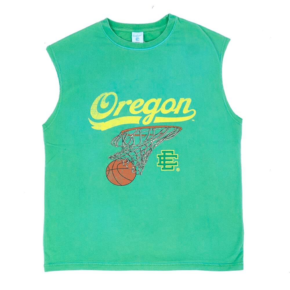 Ducks Spirit, Eric Emanuel, Green, Sleeveless, Cotton, Men, Eric Emanuel, Tail, 40's Style, Tank, 949792